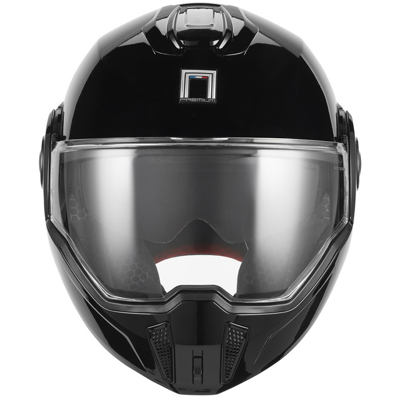 Κράνος μοτοσικλέτας NOX PREMIUM Spinner αναδιπλούμενο μαύρο