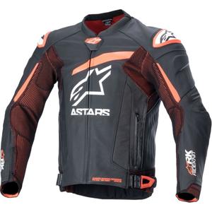 Alpinestars GP Plus R 4 Rideknit Black-Fluo Red-White δερμάτινο μπουφάν μοτοσικλέτας