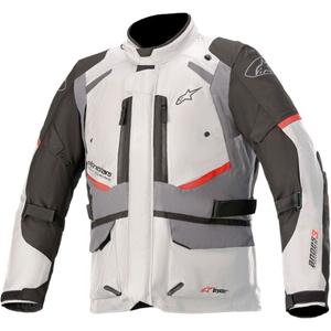 Alpinestars Andes Drystar γκρι-μαύρο-κόκκινο μπουφάν μοτοσικλέτας