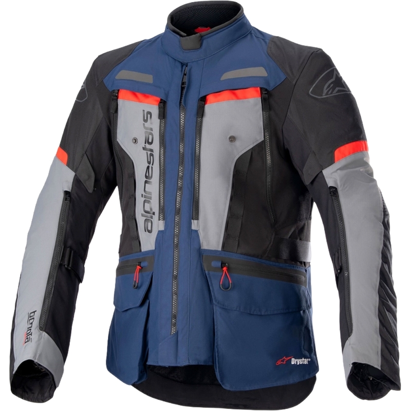 Alpinestars Bogota PRO Drystar μπλε-μαύρο-κόκκινο μπουφάν μοτοσικλέτας