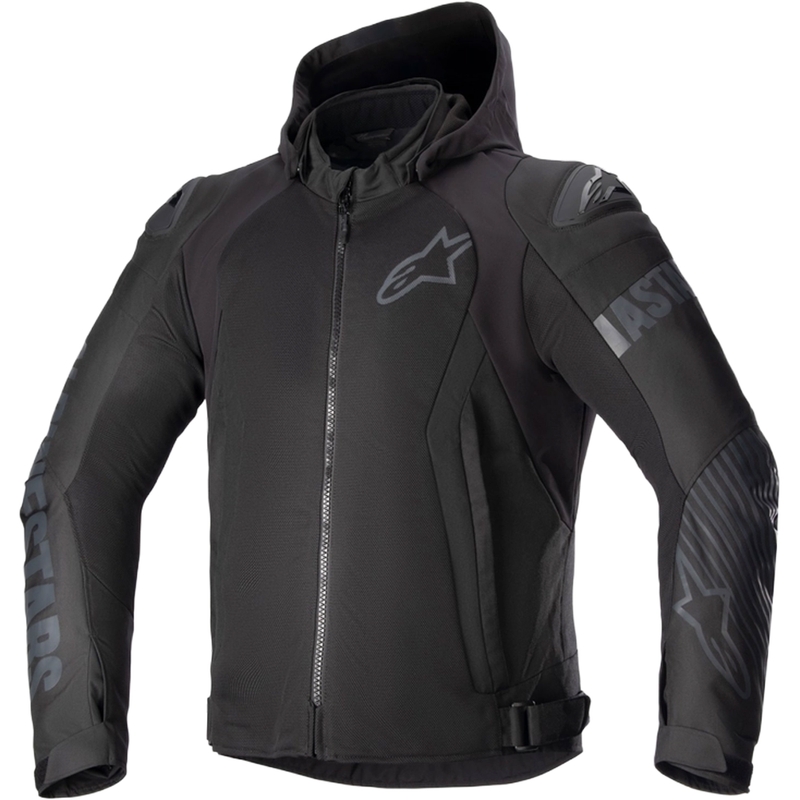 Alpinestars Zaca Air Αδιάβροχο μαύρο μπουφάν μοτοσικλέτας
