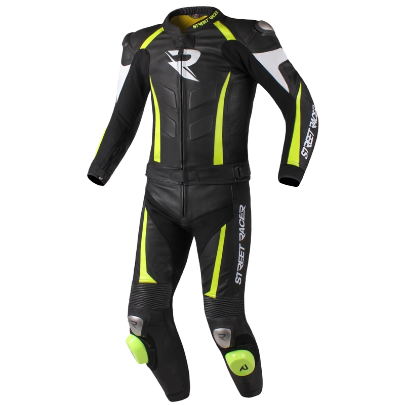 Pánská bunda Street Racer Fasttrack černo-bílo-fluo žlutá výprodej