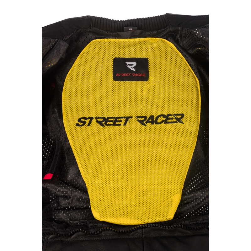 Pánská bunda Street Racer Fasttrack černo-bílo-fluo žlutá výprodej
