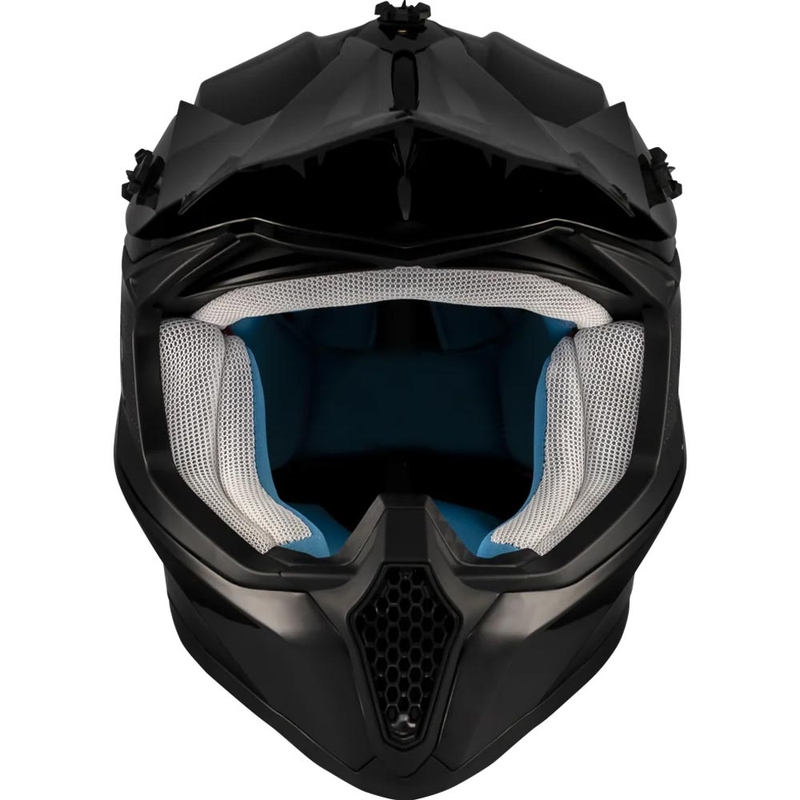 Κράνος Motocross MT Falcon S Pure A1 μαύρο ματ
