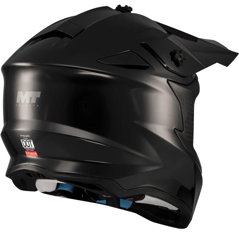 Κράνος Motocross MT Falcon S Pure A1 μαύρο ματ