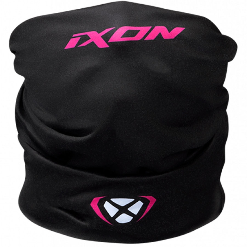Πολυλειτουργικό κασκόλ μοτοσικλέτας IXON Void μαύρο-άσπρο-ροζ