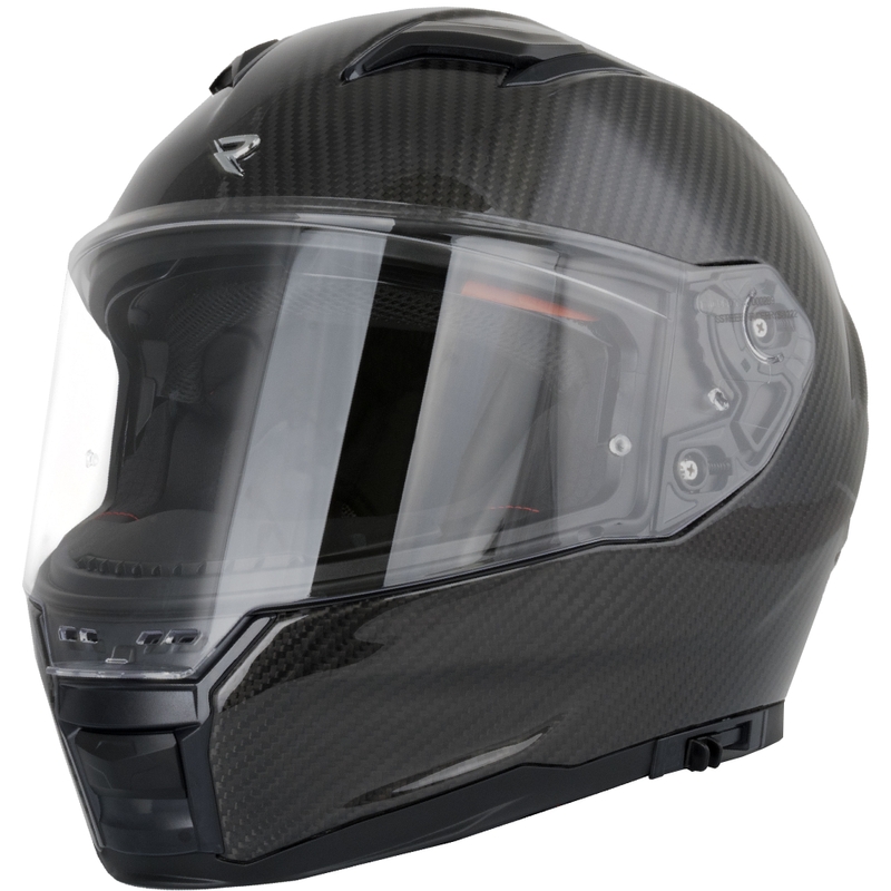 Κράνος μοτοσικλέτας Street Racer Titan Carbon full face μαύρο - Ποιότητα II. - II. ποιότητα