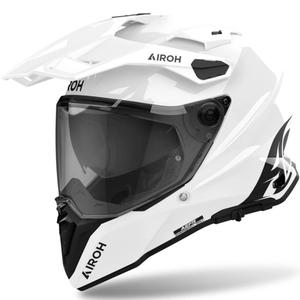 Κράνος Enduro Airoh Commander 2 Χρώμα γυαλιστερό λευκό
