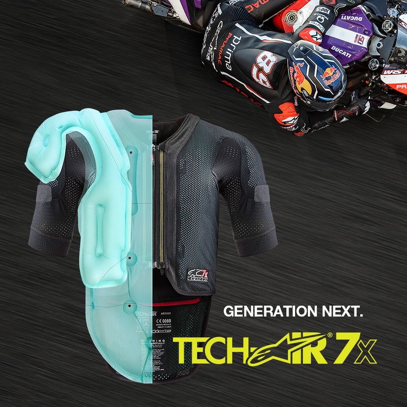 Γιλέκο αερόσακου Alpinestars TECH-AIR®7X System μαύρο-κόκκινο - κατηγορίας II - II. ποιότητα