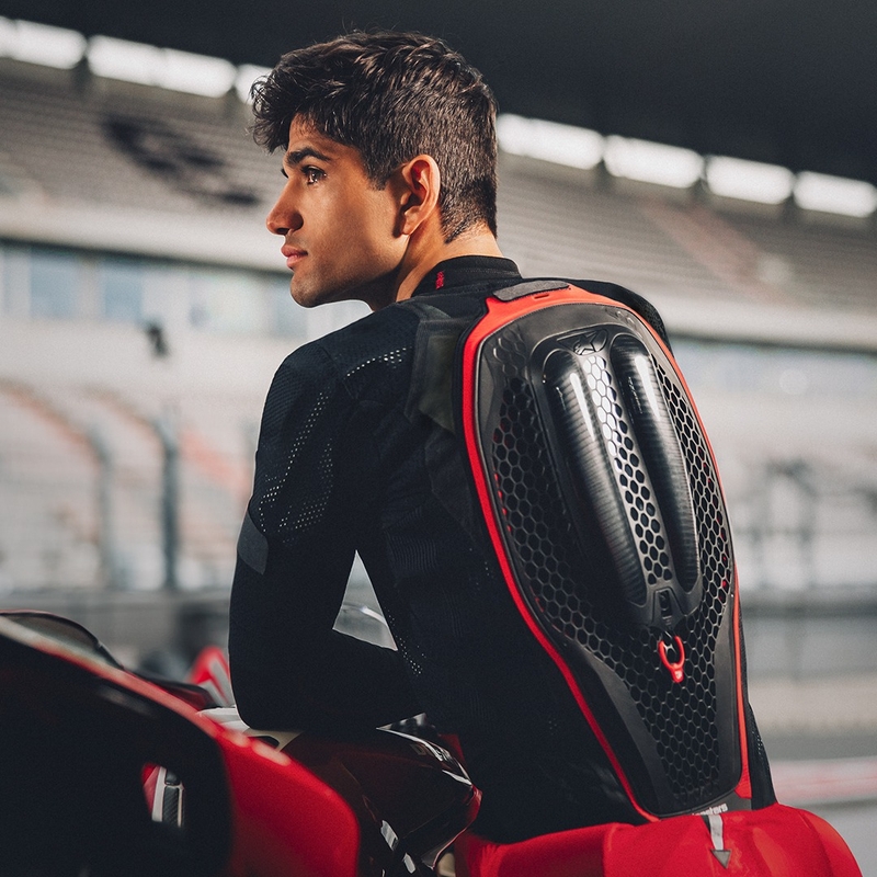Γιλέκο αερόσακου Alpinestars TECH-AIR®7X System μαύρο-κόκκινο - κατηγορίας II - II. ποιότητα