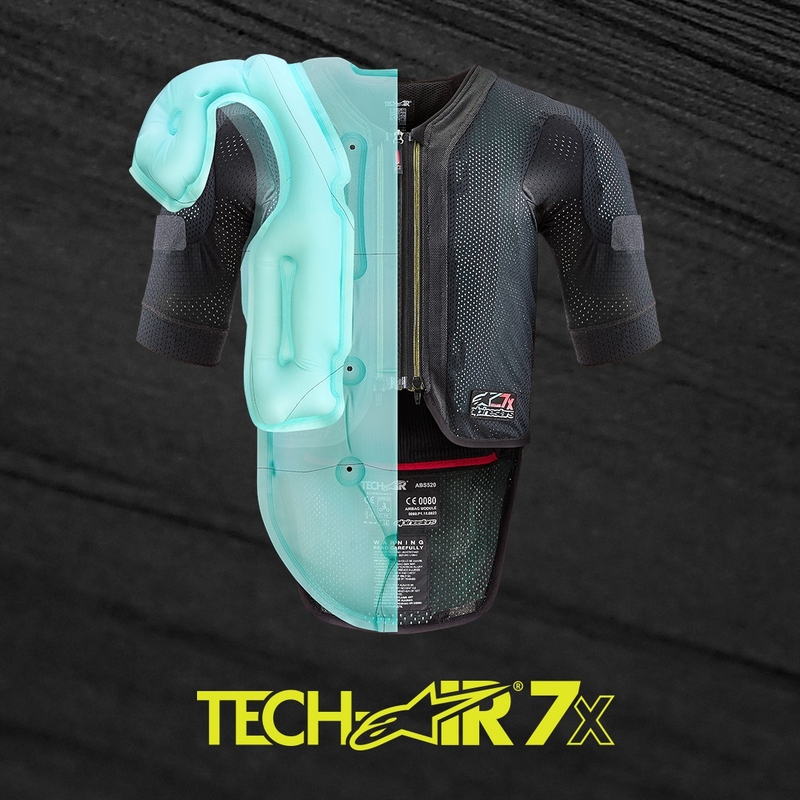 Γιλέκο αερόσακου Alpinestars TECH-AIR®7X System μαύρο-κόκκινο - κατηγορίας II - II. ποιότητα