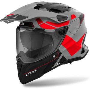 Κράνος Enduro Airoh Commander 2 Reveal ματ κόκκινο φλούο