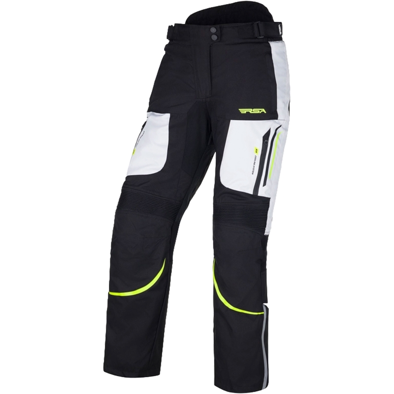 Γυναικείο παντελόνι μοτοσικλέτας RSA Wasp Black-Fluo Yellow-White