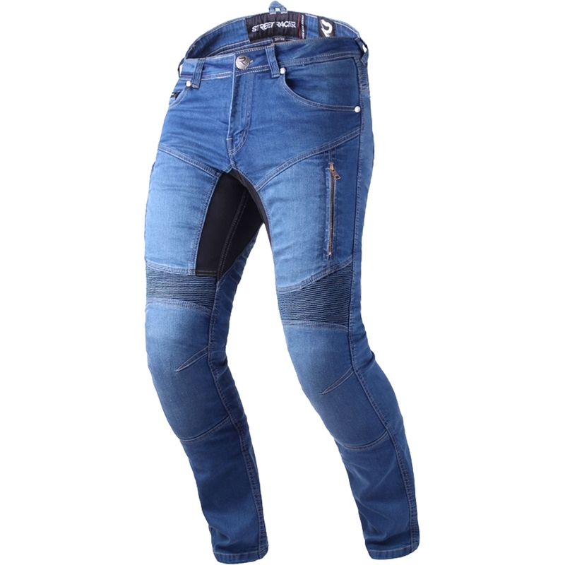 Street Racer Stretch II CE Μπλε κρουαζέ τζιν μοτοσικλέτας