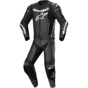 Alpinestars GP Force Lurv μαύρο και λευκό δερμάτινο κοστούμι δύο τεμαχίων