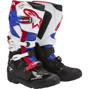 Μπότες μοτοσικλέτας Alpinestars Tech 7 Enduro Drystar Honda Μαύρο-Μπλε-Λευκό-Κόκκινο