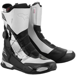 Alpinestars SP-X BOA μπότες μοτοσικλέτας μαύρες και ασημί