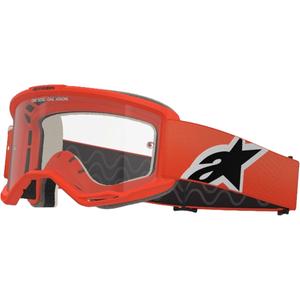 Alpinestars Vision 5 Corp γυαλιά motocross πορτοκαλί με διαφανή φακό