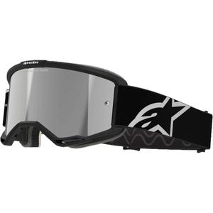 Alpinestars Vision 5 Corp γυαλιά motocross μαύρα με ασημί φακό καθρέφτη