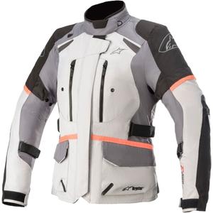 Alpinestars Γυναικείο μπουφάν μοτοσικλέτας Stella Andes Drystar Grey-Black-Fluo Pink