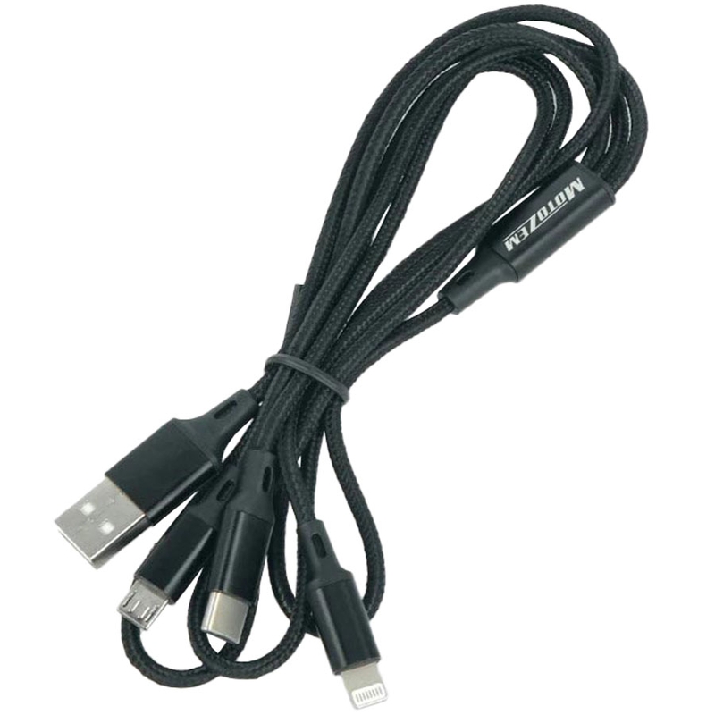 Καλώδιο USB 3in1 MotoZem
