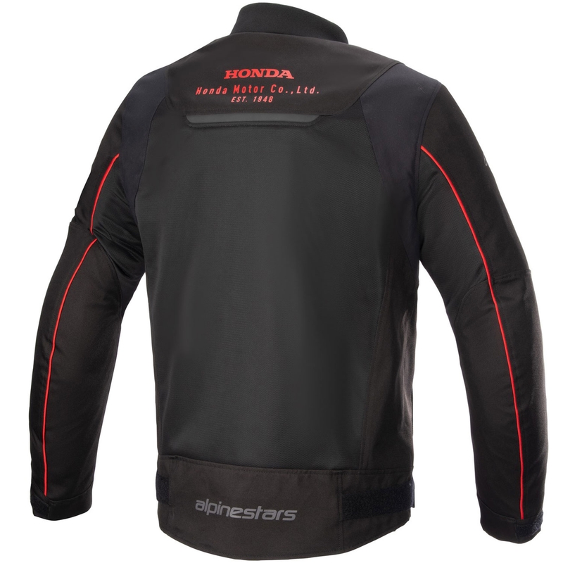 Μπουφάν μοτοσικλέτας Alpinestars Luc Air 2 Honda μαύρο-κόκκινο
