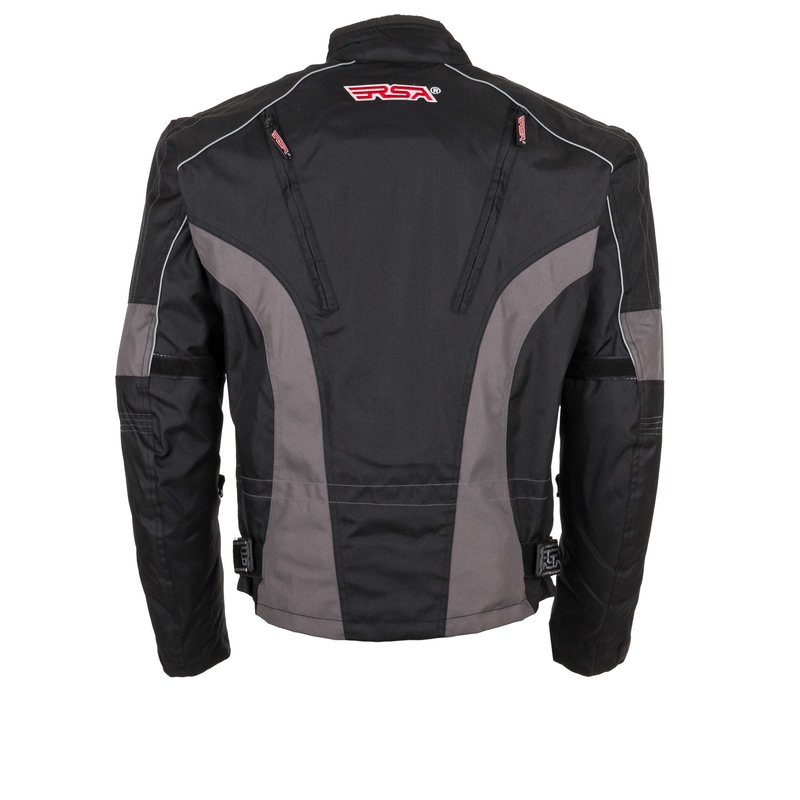 Bunda na moto RSA ST-01 černo-šedá výprodej