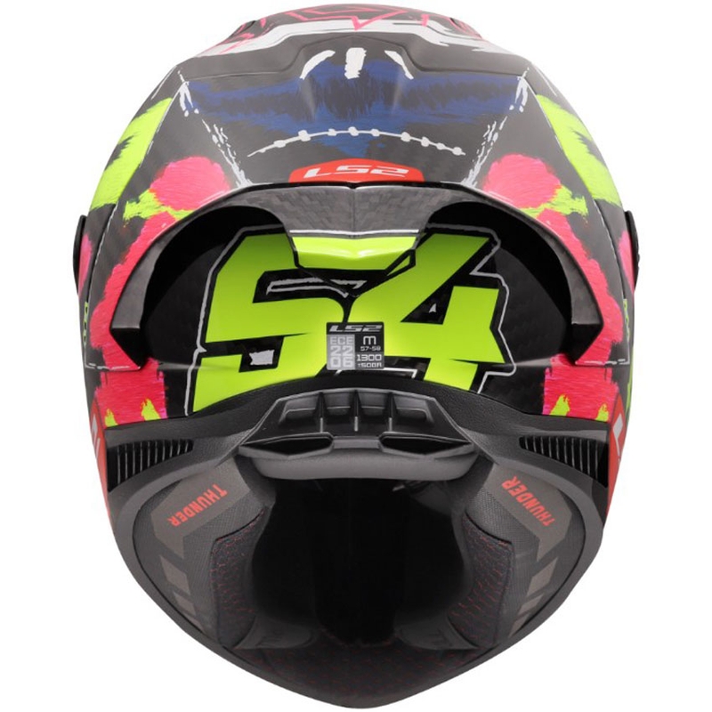Κράνος μοτοσικλέτας full-face LS2 FF805 Thunder GP Aero Replica Aldeguer 25 γυαλιστερό μαύρο-κόκκινο-πράσινο