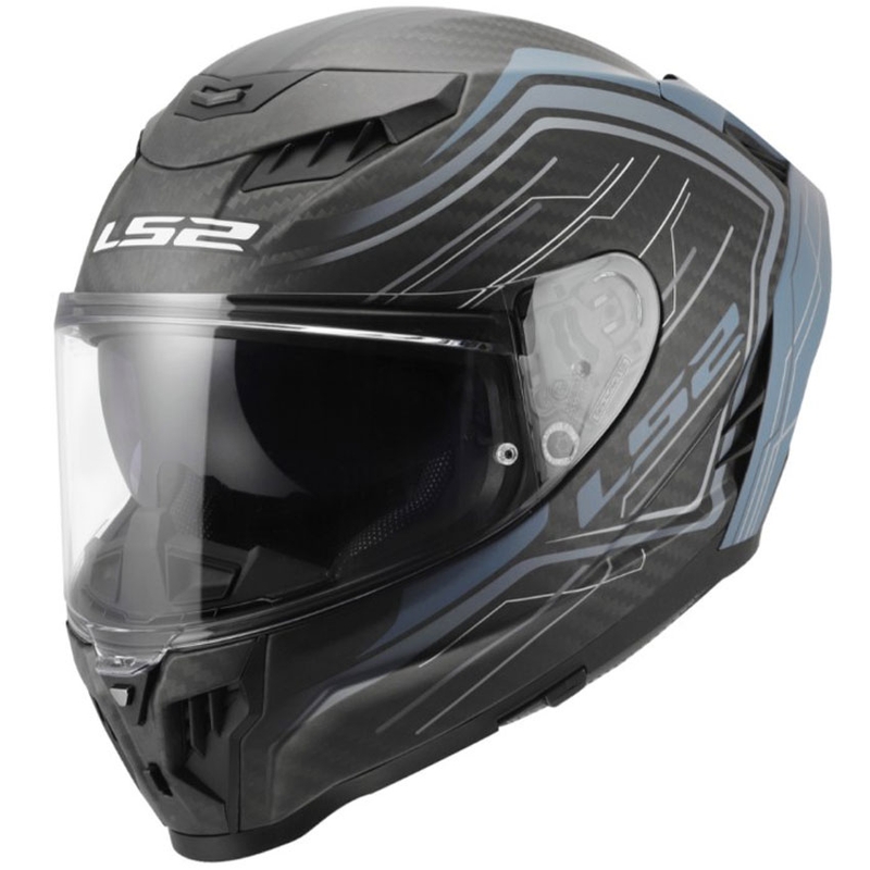 Κράνος μοτοσικλέτας full-face LS2 FF807 Dragon Subic μπλε-βενζίνη