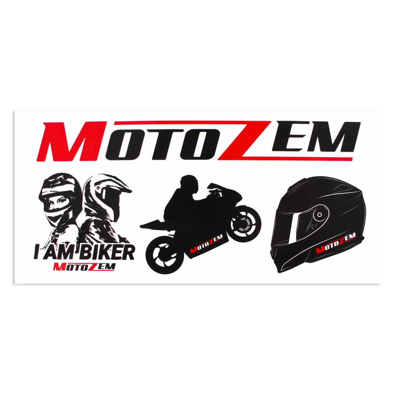 Σετ αυτοκόλλητων δρόμου MotoZem