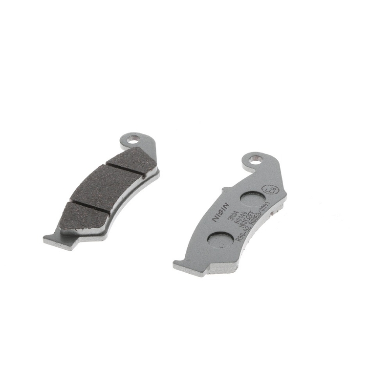 Τακάκια φρένων NISSIN ημιμεταλλικό μείγμα 94x32x7.5 mm 2 τεμ.