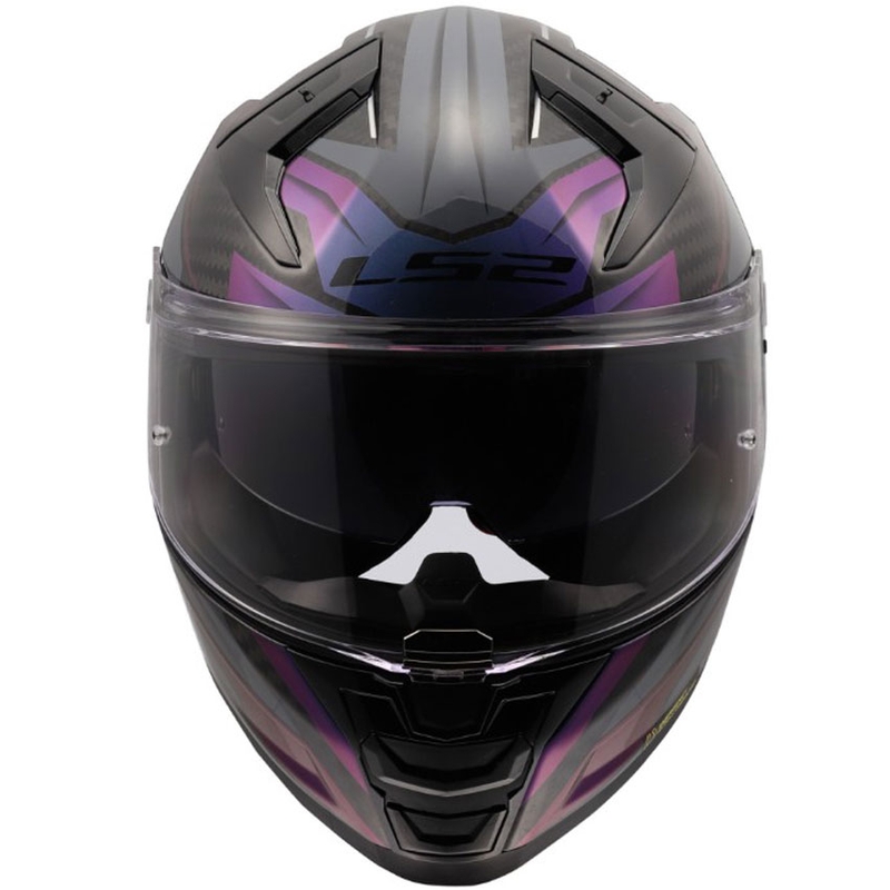 Κράνος μοτοσικλέτας full-face LS2 FF811 Vector II C Savage Chameleon μαύρο-μωβ