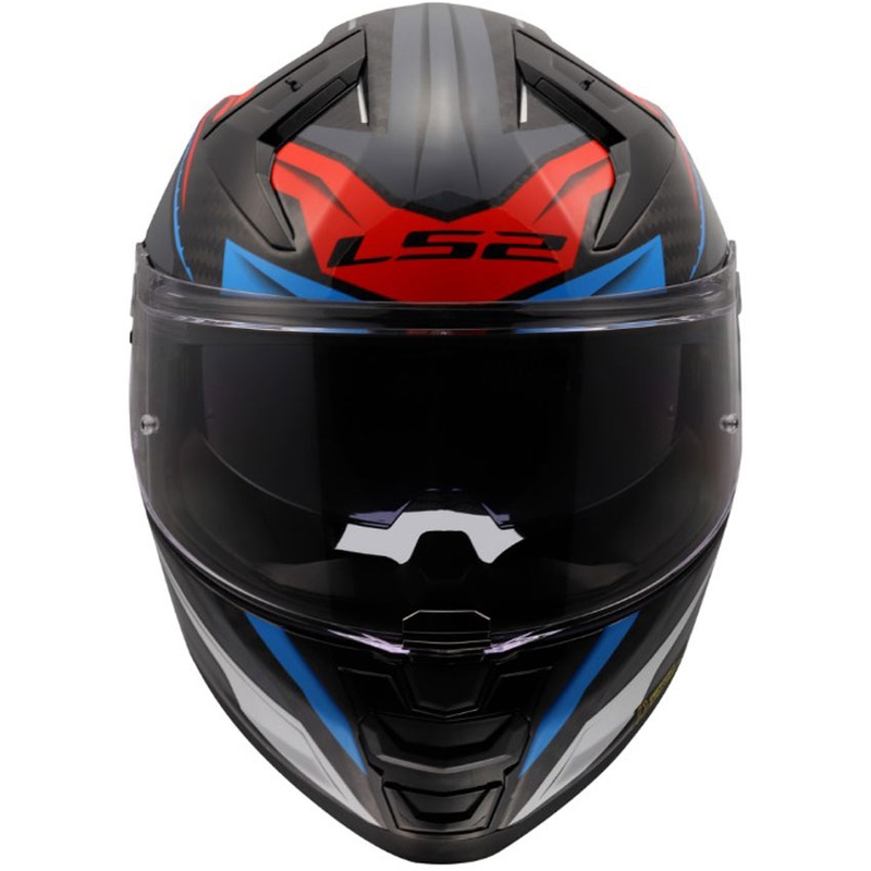 Κράνος μοτοσικλέτας full-face LS2 FF811 Vector II C Savage λευκό-μπλε-κόκκινο