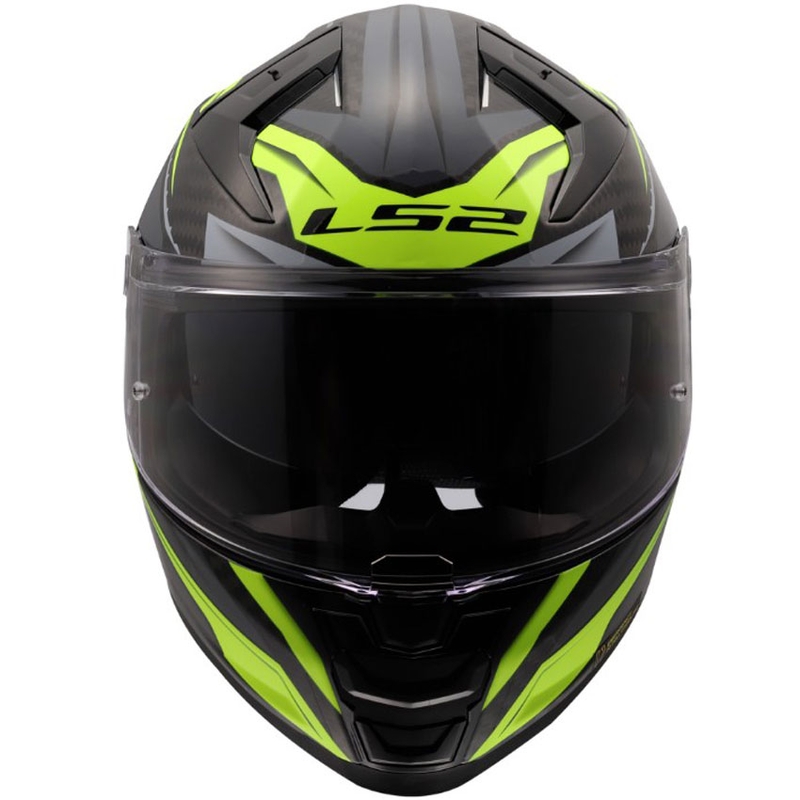 Κράνος μοτοσικλέτας full face LS2 FF811 Vector II C Savage γυαλιστερό HV κίτρινο