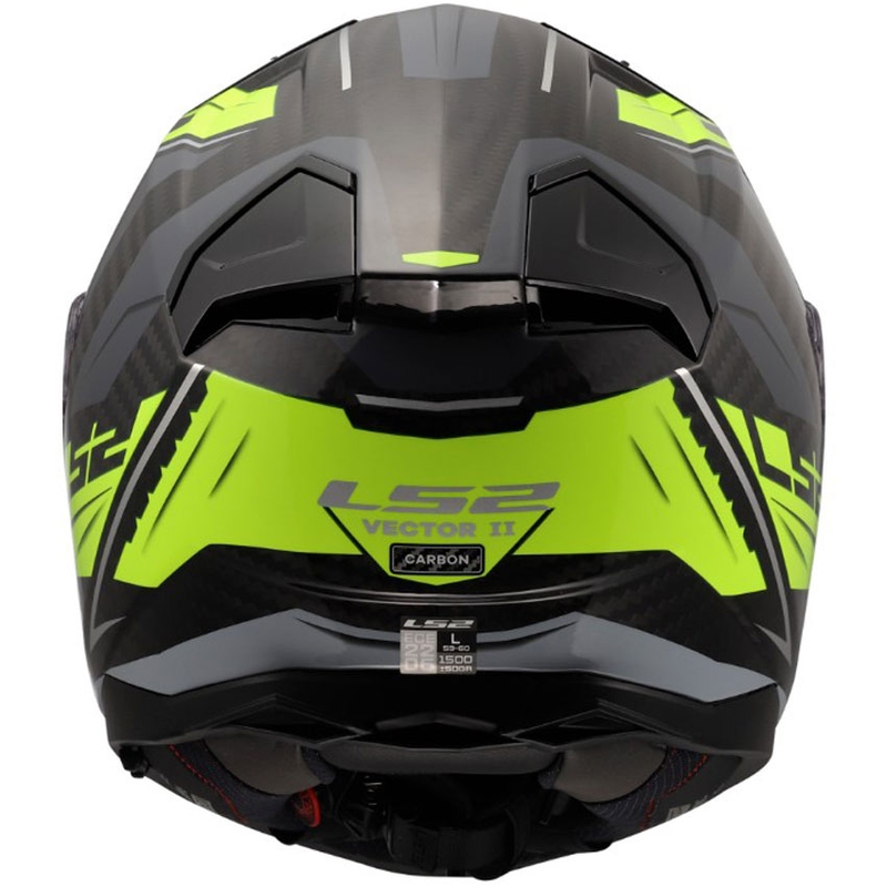 Κράνος μοτοσικλέτας full face LS2 FF811 Vector II C Savage γυαλιστερό HV κίτρινο