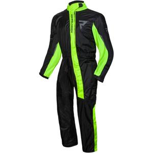 Rebelhorn Travel Rainsuit μαύρο-φλούο κίτρινο