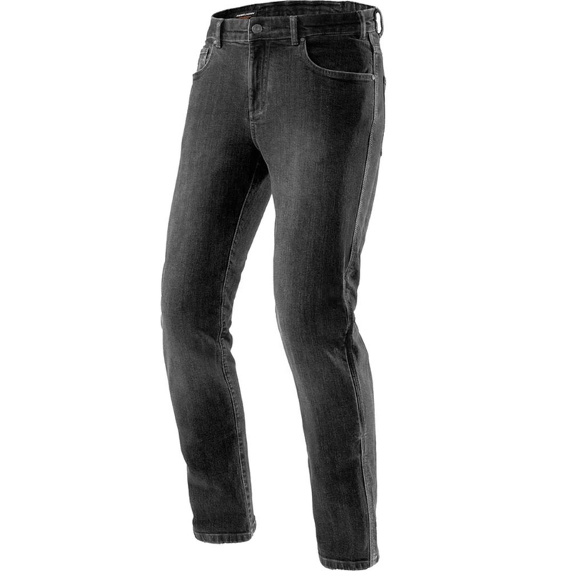 Τζιν μοτοσικλέτας Rebelhorn Classic Monolayer, πλυμένο μαύρο