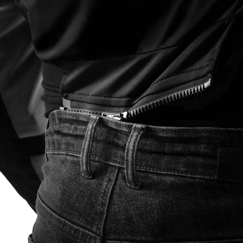 Τζιν Rebelhorn Classic Monolayer Biker, Πλυμένο Μαύρο