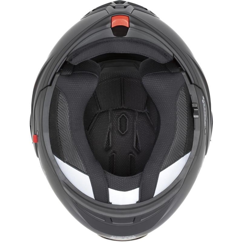 Κράνος μοτοσικλέτας Cassida MultiFlip Korp αναδιπλούμενο ματ μαύρο-πράσινο-γκρι