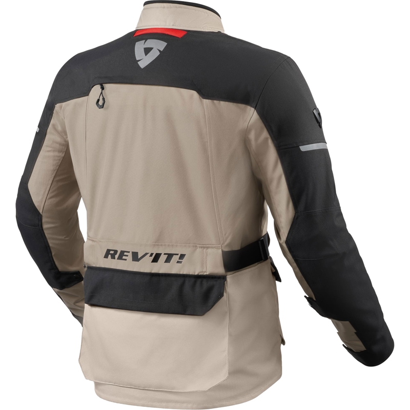Μπουφάν μοτοσικλέτας Revit Outback 5 H2O σε μαύρο χρώμα