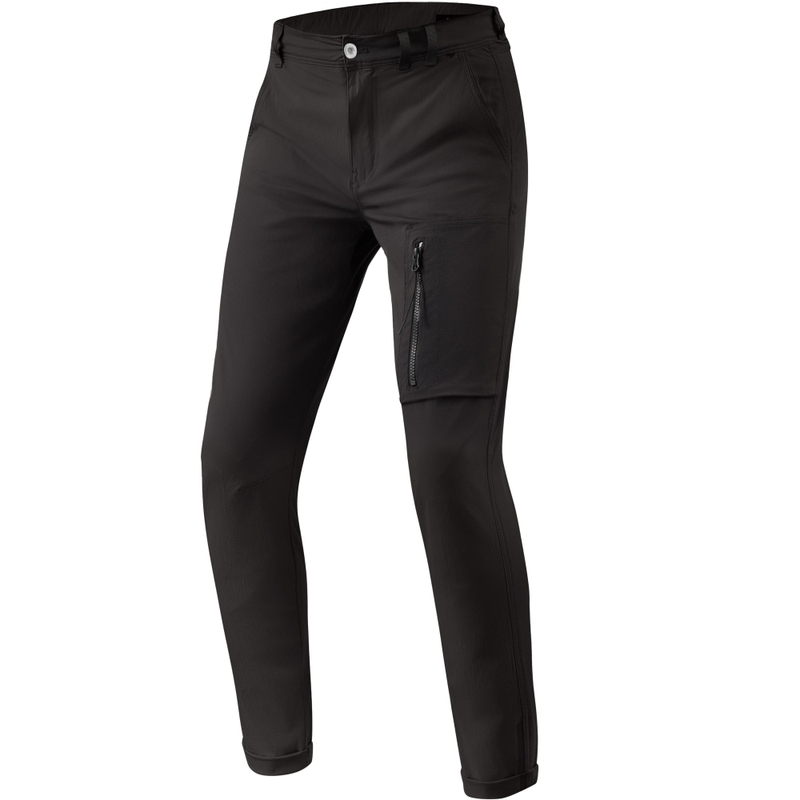 Παντελόνι μοτοσικλέτας Revit Chino Terry Skinny Short μαύρο