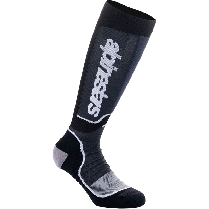 Παιδικές κάλτσες Alpinestars MX Plus Ασπρόμαυρες