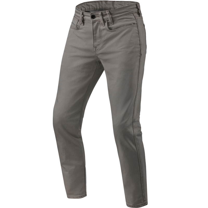 Τζιν μοτοσικλέτας Revit Jamison Slim Extra Cropped Σκούρο λαδί