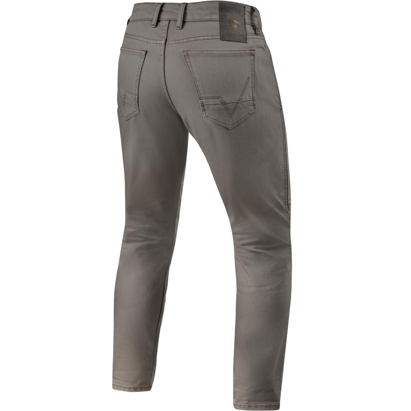 Τζιν μοτοσικλέτας Revit Jamison Slim Extra Cropped Σκούρο λαδί