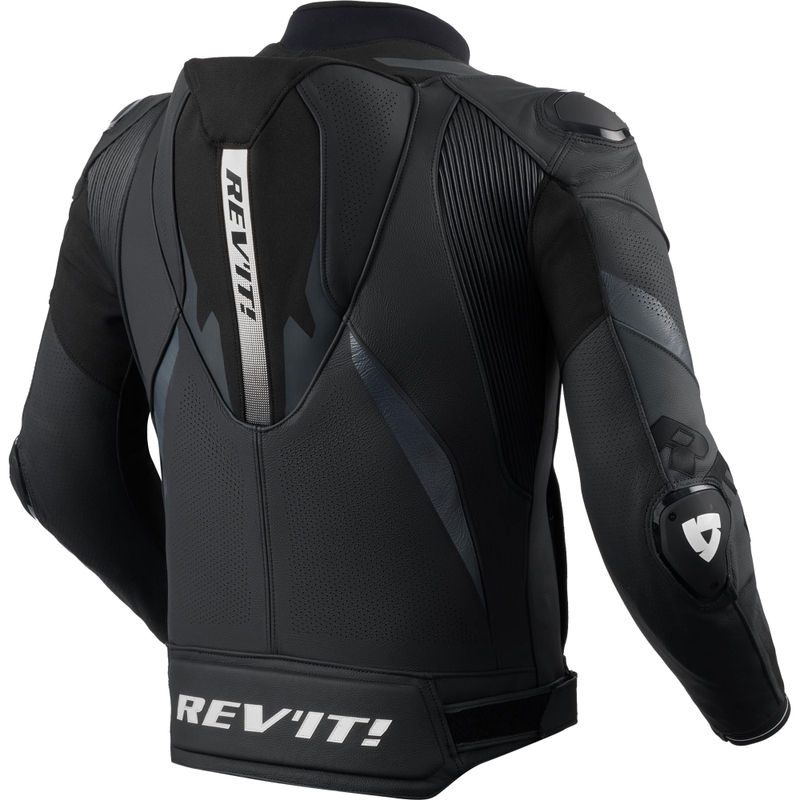 Δερμάτινο μπουφάν μοτοσικλέτας Revit Hyperspeed 3 PRO μαύρο-ανθρακί