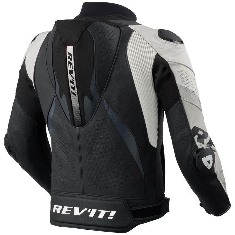Δερμάτινο μπουφάν μοτοσικλέτας Revit Hyperspeed 3 PRO μαύρο-άσπρο