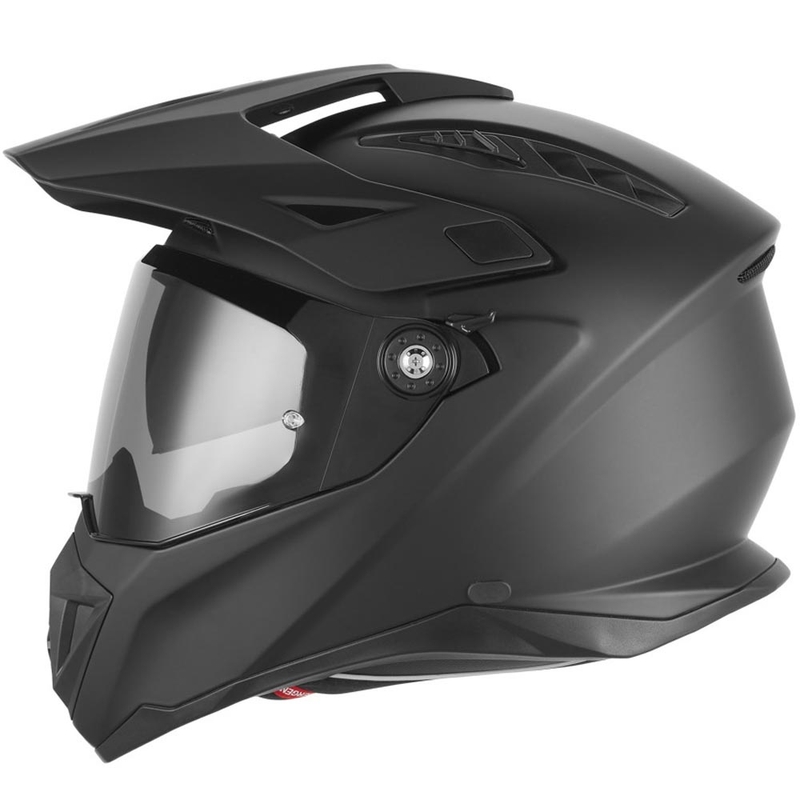 Κράνος μοτοσικλέτας Enduro NOX N350 μαύρο ματ
