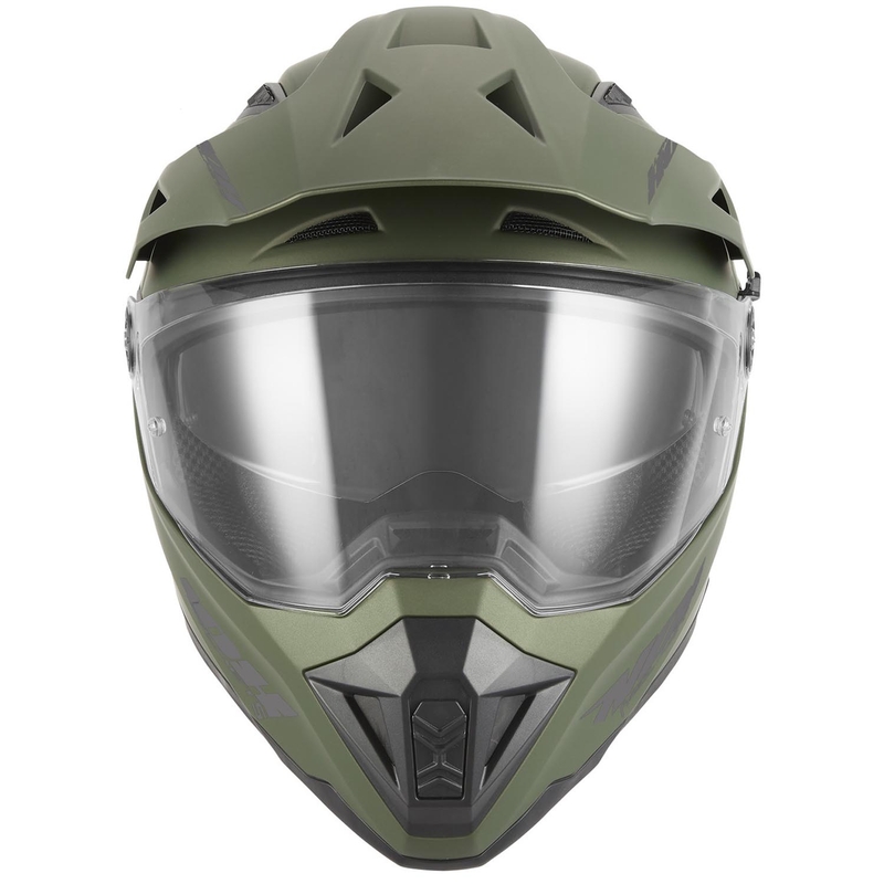Κράνος μοτοσικλέτας Enduro NOX N350 χακί πράσινο