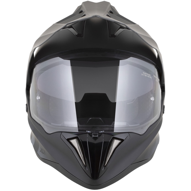 Κράνος μοτοσικλέτας Enduro ZED XD1 ματ μαύρο-σκούρο γκρι