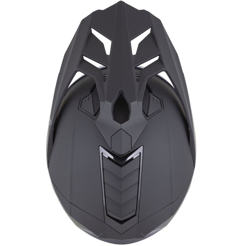 Κράνος μοτοσικλέτας Enduro ZED XD1 ματ μαύρο-σκούρο γκρι